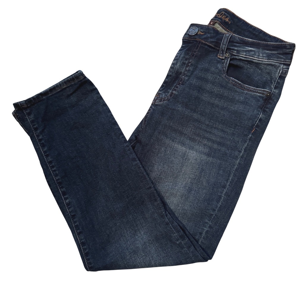 Kut from the Kloth Women’s Straight Leg Ankle Jeans - Dark Indigo Wash